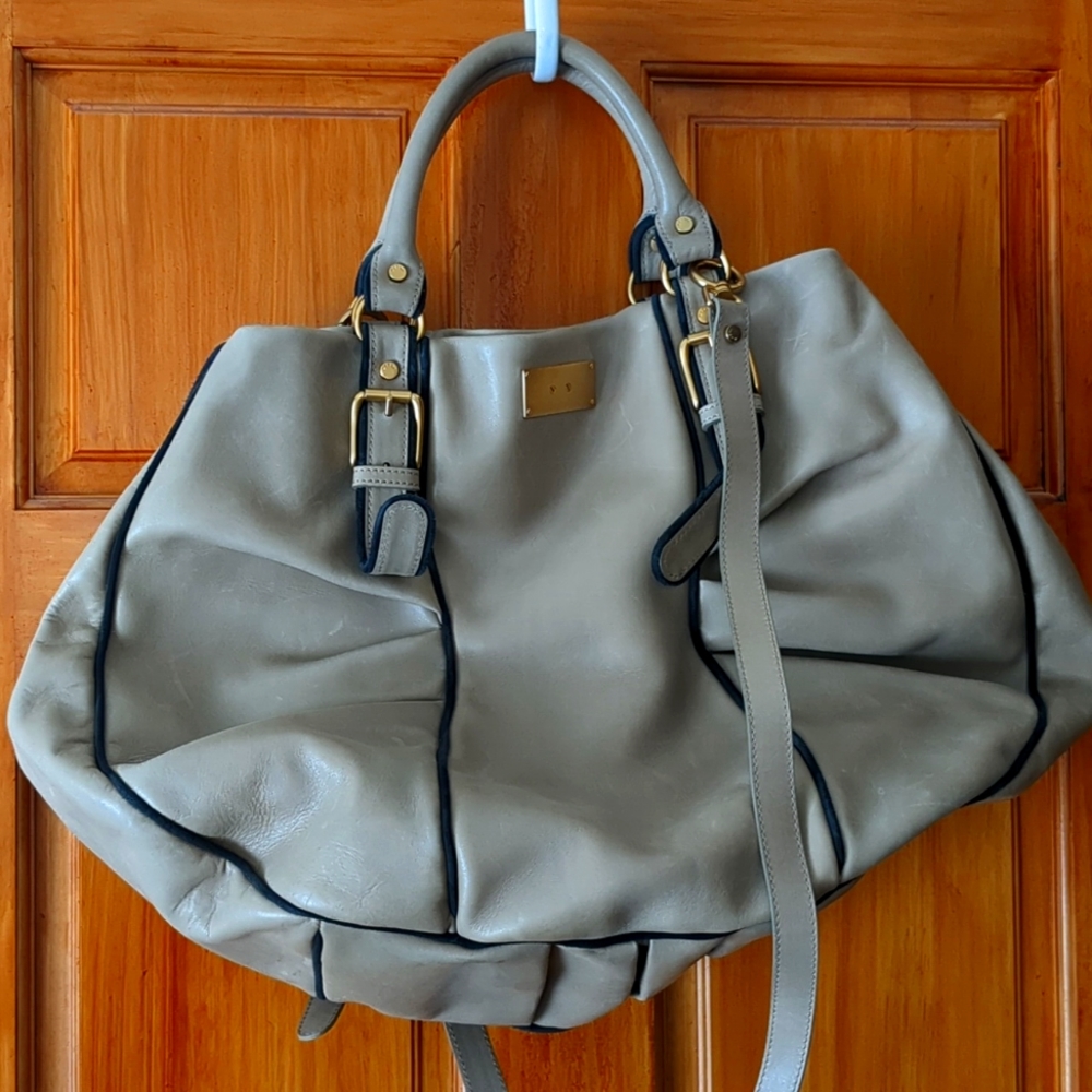 Marni light grey large crossbody bag